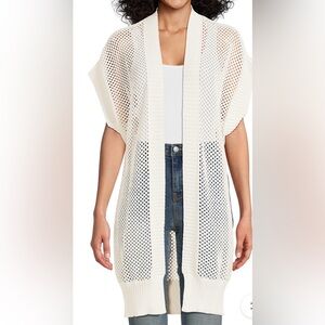 Women's Open Knit Sweater/Cover-up